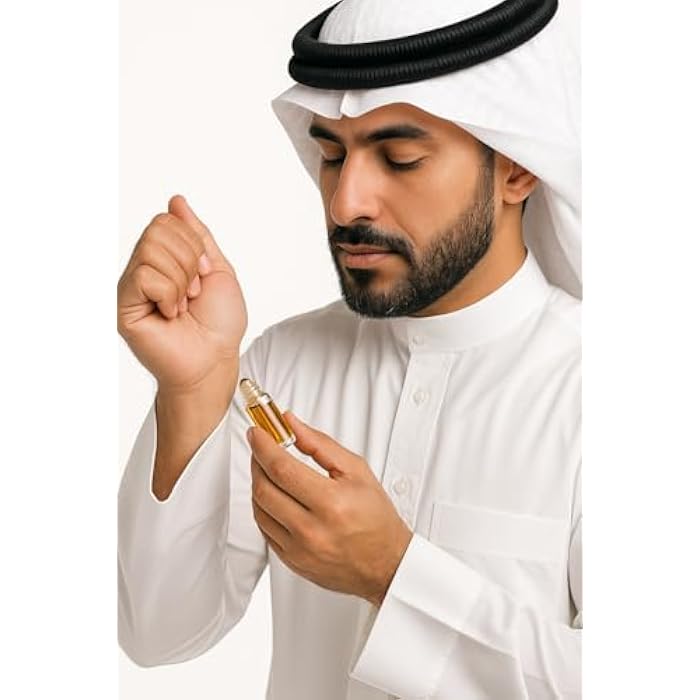 Musk Al Qurashi Royal Black Original – Roll On 12 ml by la perfume beach – Raw Fragrance Oil No Alcohol for Unisex – Stable & Aromatic Oriental Luxury musk for women & musk for men - Image 5